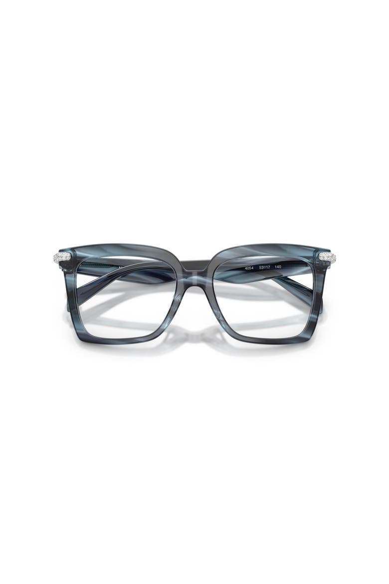 53mm Square optical glasses, Alternate, color, Blue