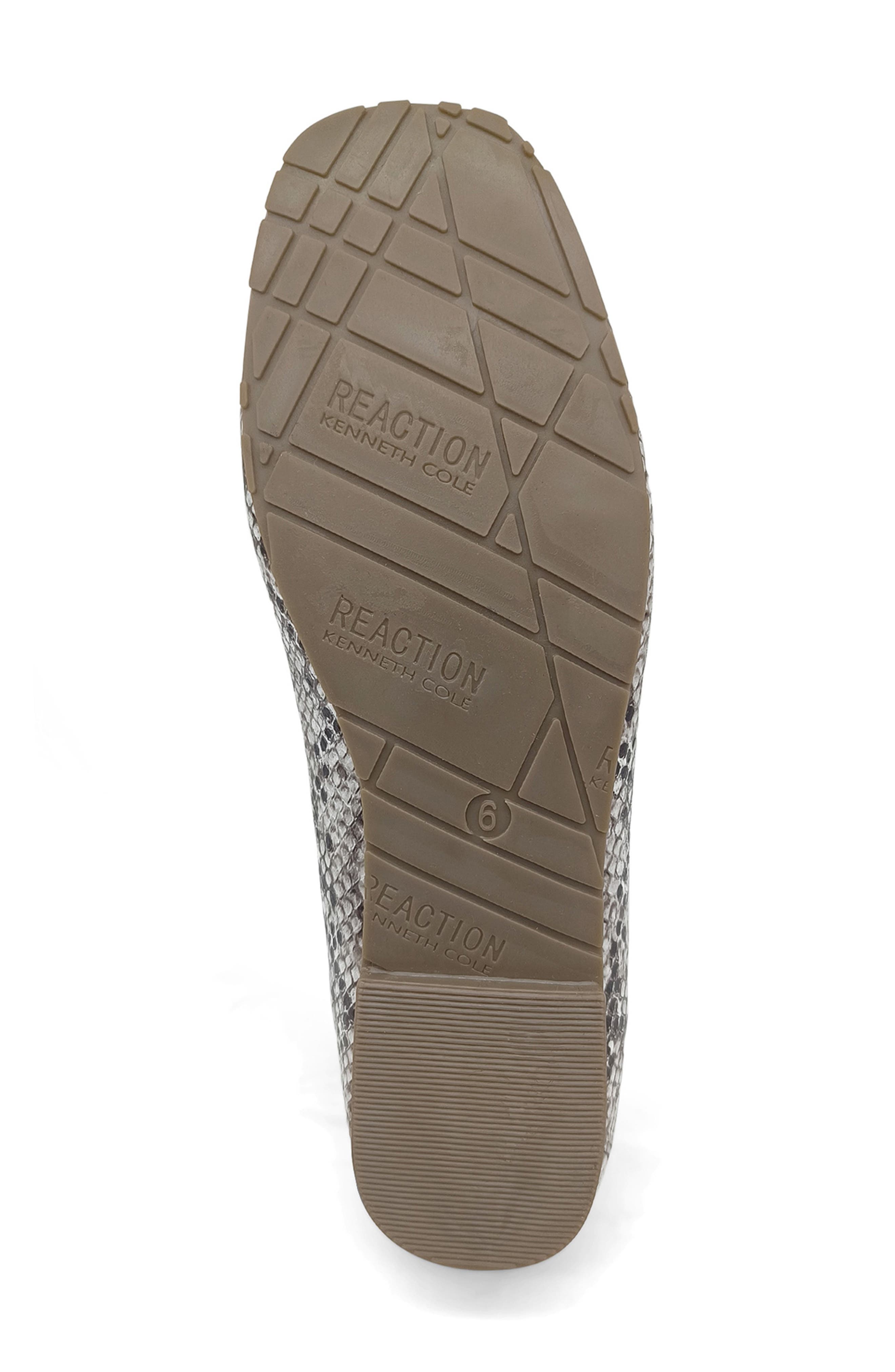 Reaction Kenneth Cole Elstree Ballet Flat, Alternate, color, Natural Snake