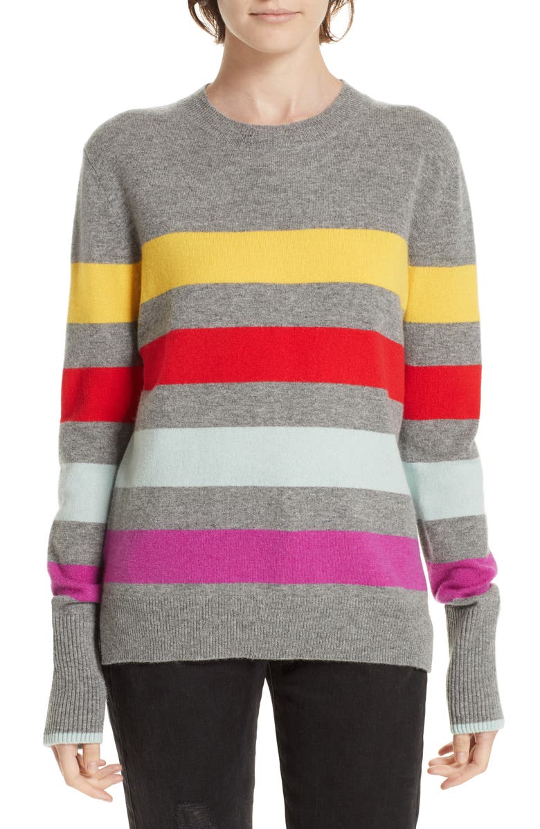 La Ligne Candy Stripe Sweater, Main, color,