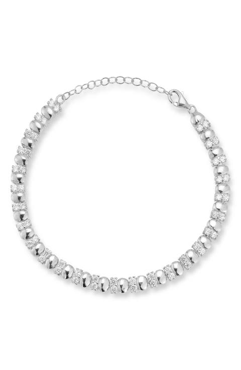Cubic Zirconia Pebble Bracelet
