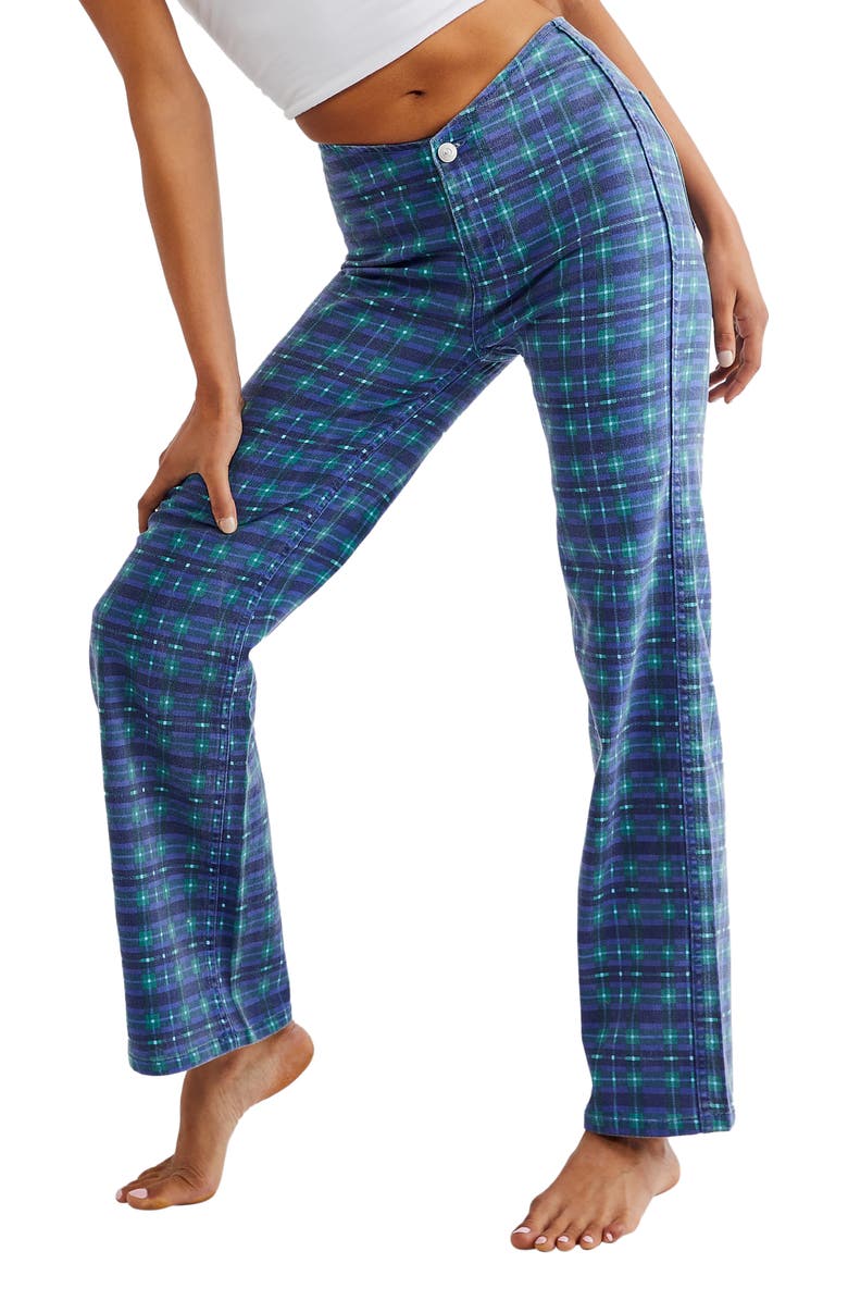 Free People Isla Print Straight Leg Jeans, Main, color,