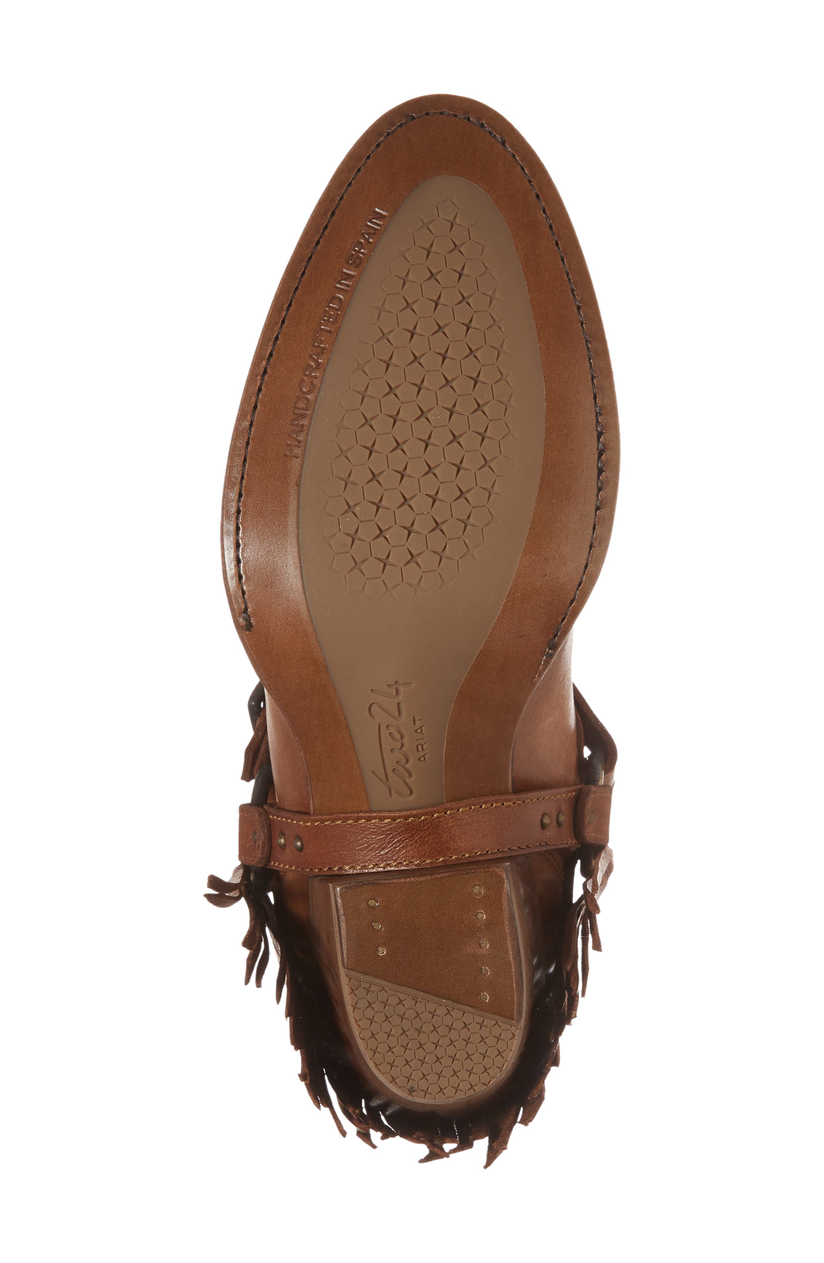 Serra Harness Bootie, Alternate, color, COGNAC LEATHER