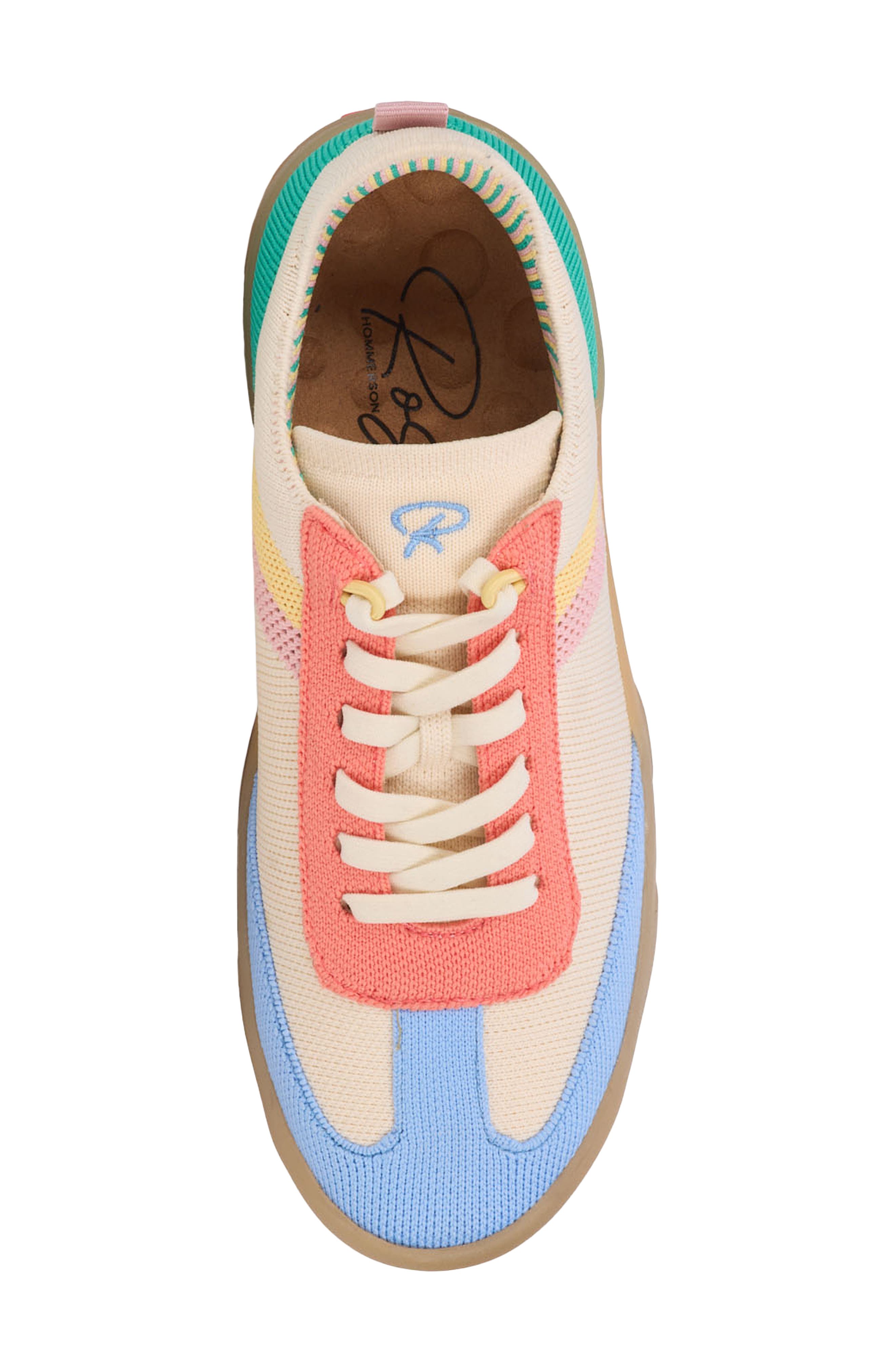 Stella Sneaker, Alternate, color, BRIGHT MULTI KNIT