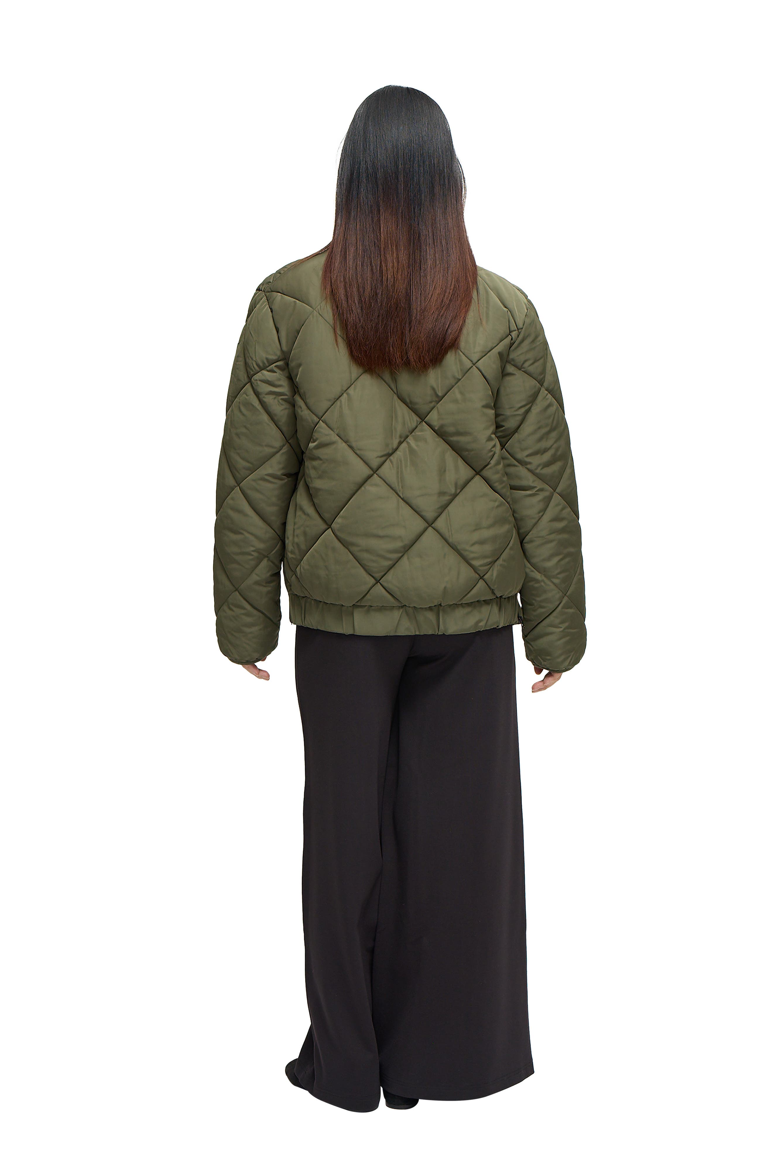 Ingrid & Isabel Expandable Raglan Maternity Puffer Jacket (Women ...
