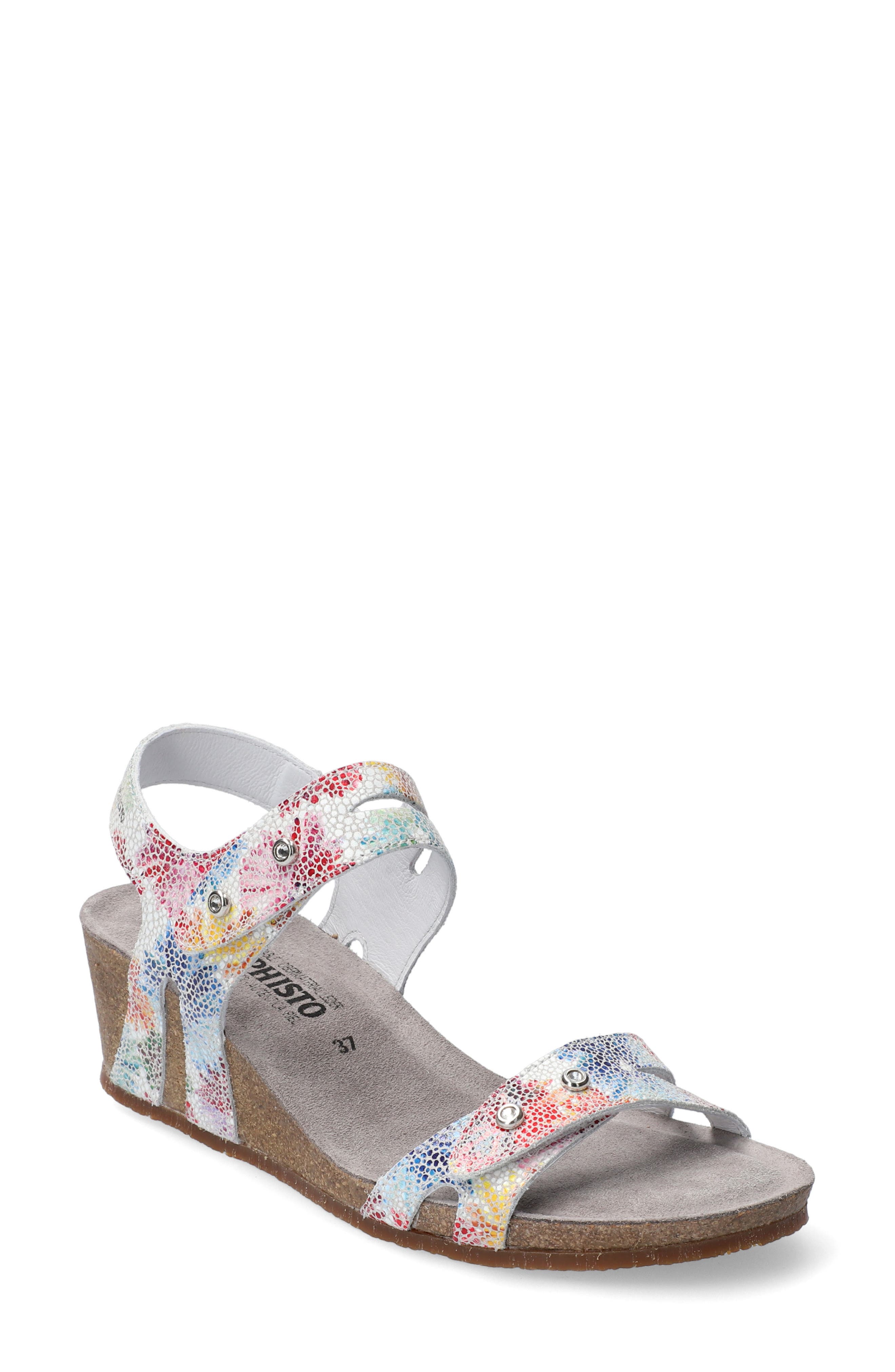 Mephisto 'Minoa' Wedge Sandal, Main, color, 