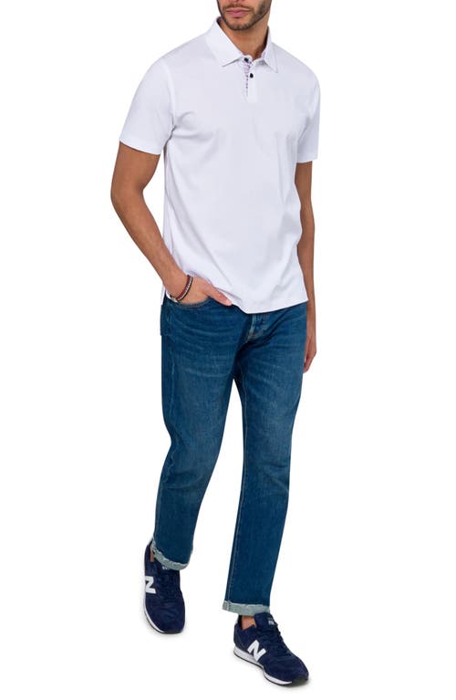 Brooklyn Brigade Solid Polo In White