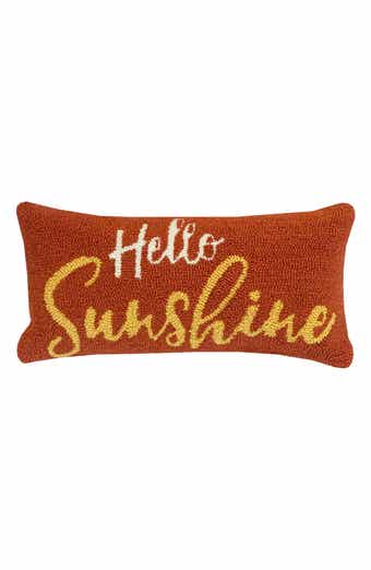 R16 HOME Hellow Sunshine Citrus Pillow