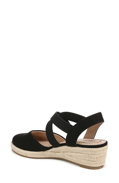 LIFESTRIDE LIFESTRIDE KIMBALL SLINGBACK ESPADRILLE PLATFORM WEDGE 