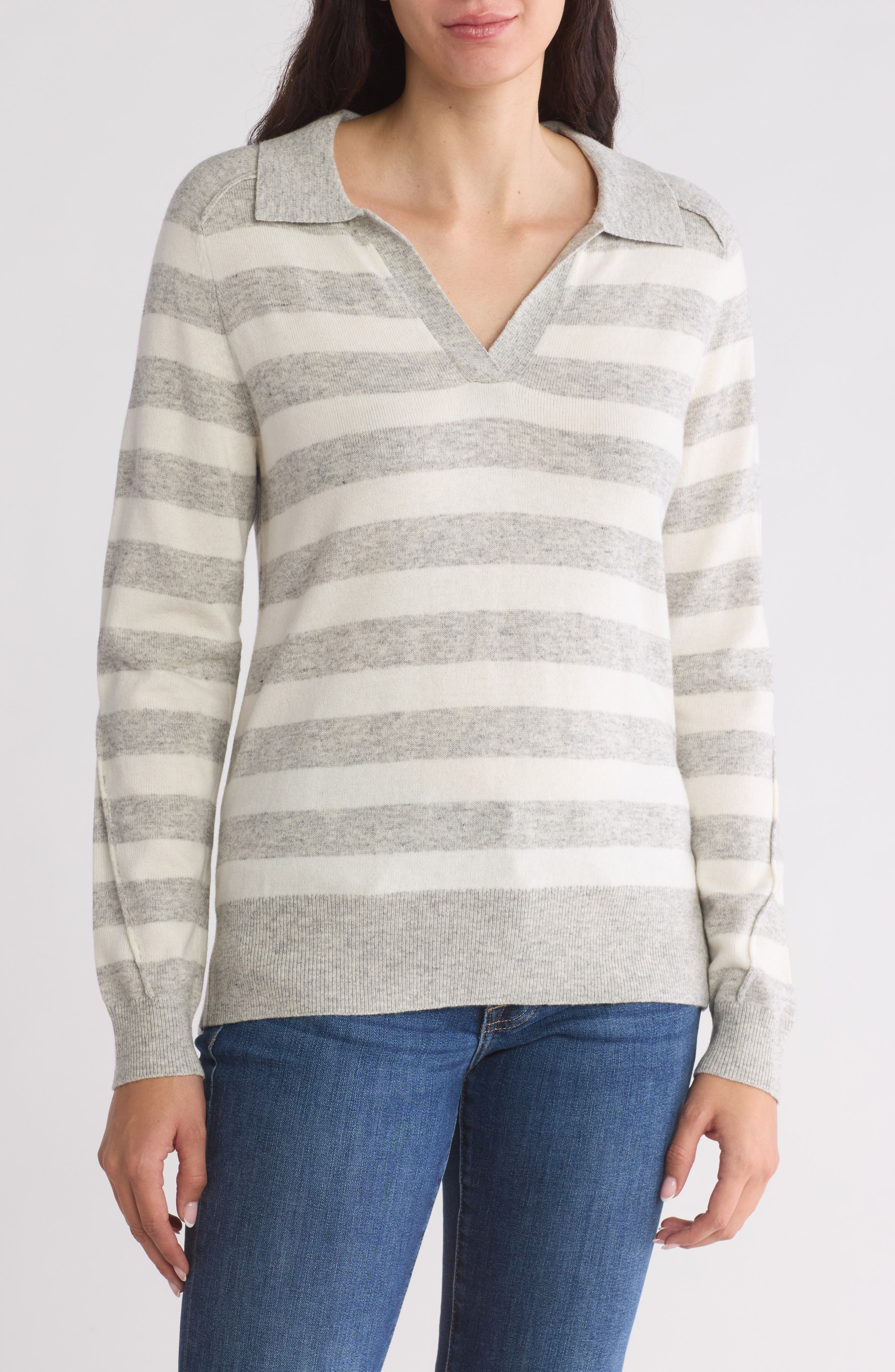 selected HEATHER GREY/ IVORY