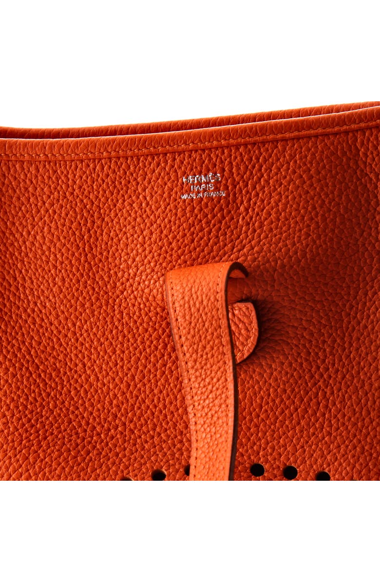 Pre-Owned Hermes Evelyne Bag Gen III Clemence GM, Alternate, color, Orange H