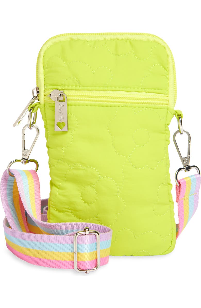 Ruby & Ry Kids' Quilted Crossbody Bag, Main, color, Yellow