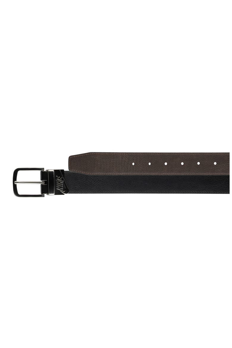 Reversible Faux Leather Belt, Alternate, color, BLACK/ BROWN