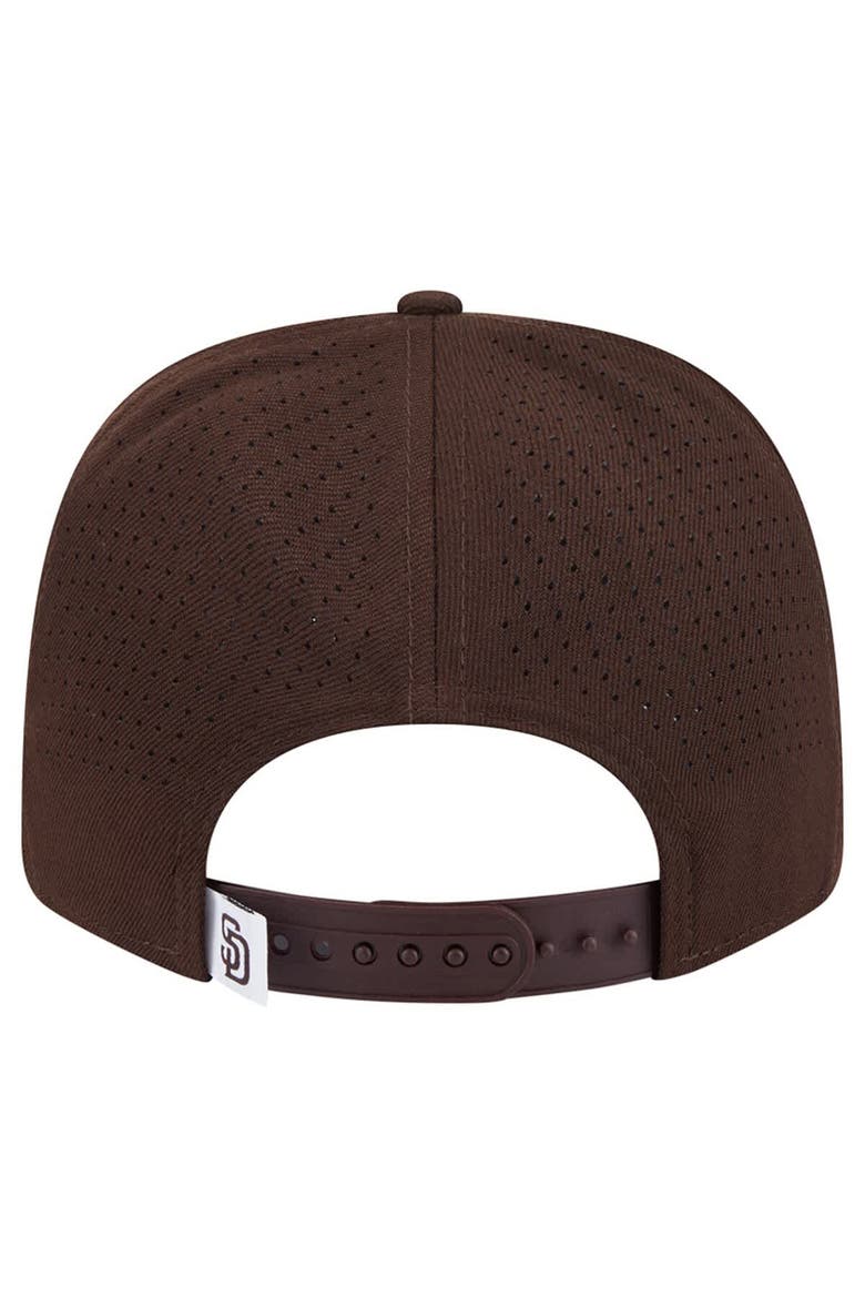 Men's New Era  Brown San Diego Padres Performance 9SEVENTY Adjustable Hat, Alternate, color, Brown