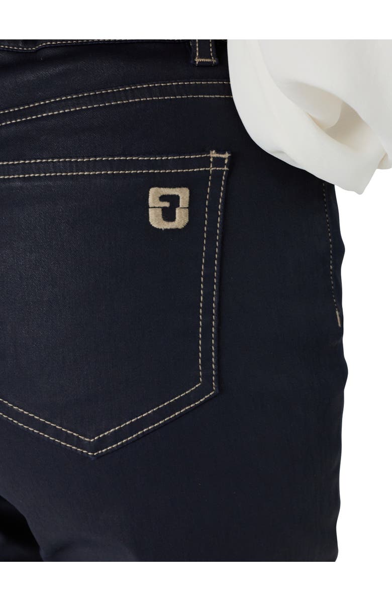 GERARD DAREL Aya Coated Slim Jeans, Alternate, color, Navy Blue