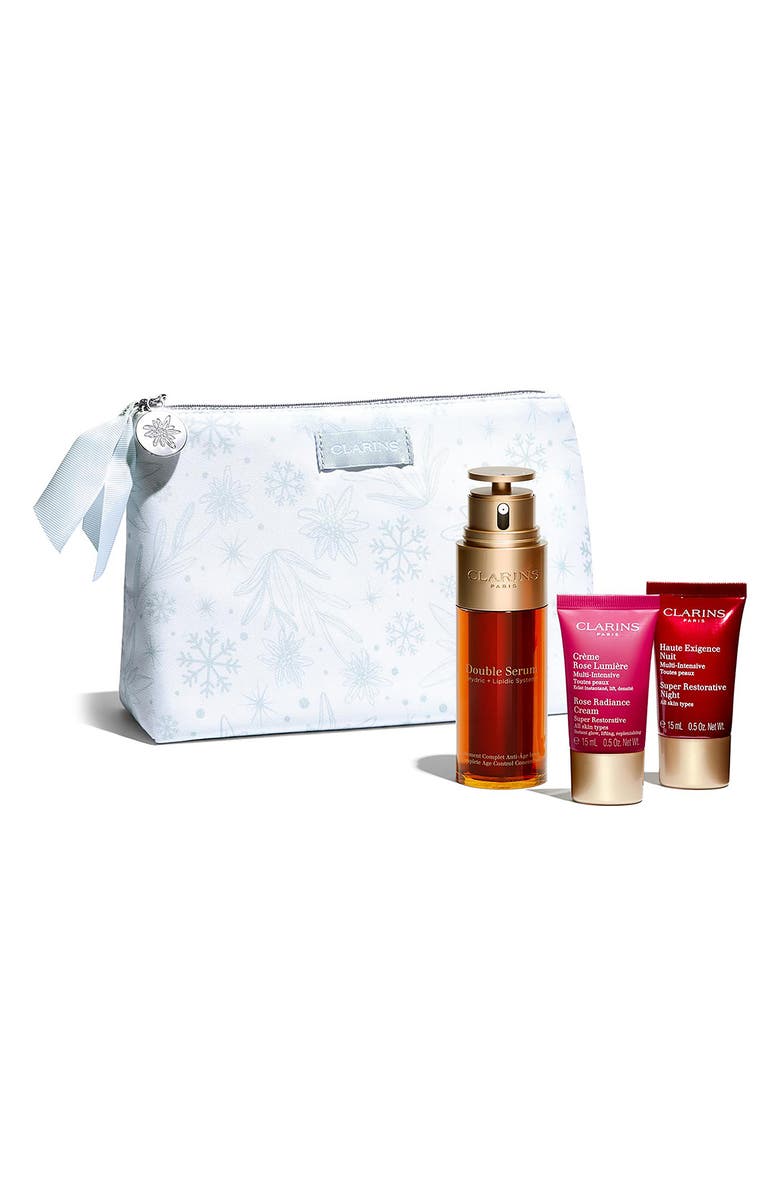 Clarins Double Serum & Super Restorative Set USD $211 Value, Alternate, color, 
