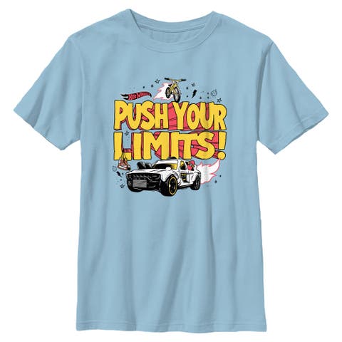 Boy's Hot Wheels Push Your Limits  Graphic T-Shirt
