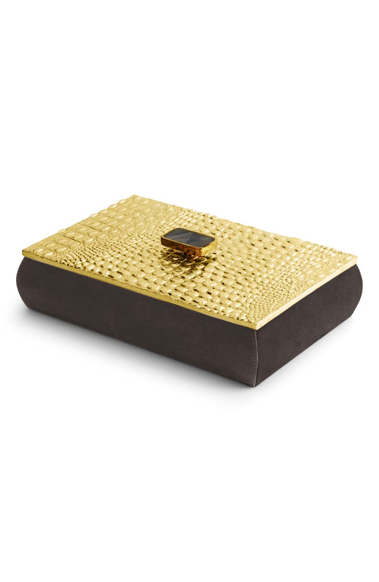 Michael Aram Safari Large Box, Alternate, color, Gold