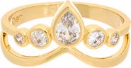 Juvell Cubic Zirconia Crown Ring