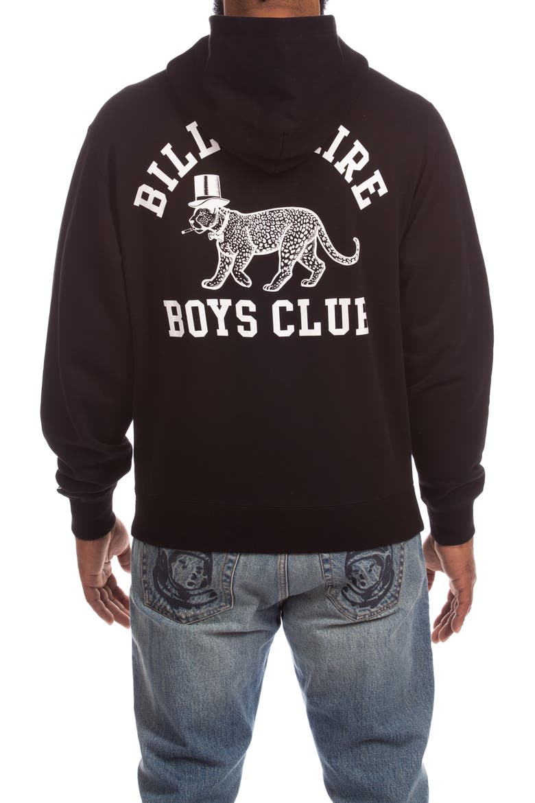 Members Graphic Hoodie, Alternate, color, BLACK