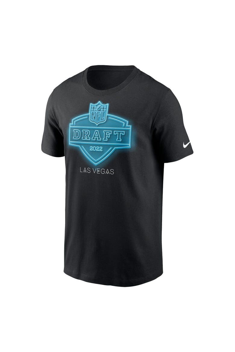 Men's Nike Black 2022 NFL Draft Essential T-Shirt, Alternate, color, Black