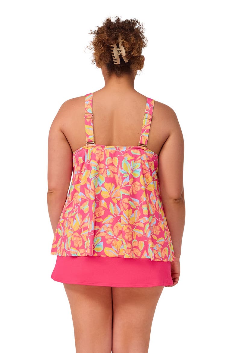 Sadie Tankini Swimsuit Top, Alternate, color, Magic Hour Crepe