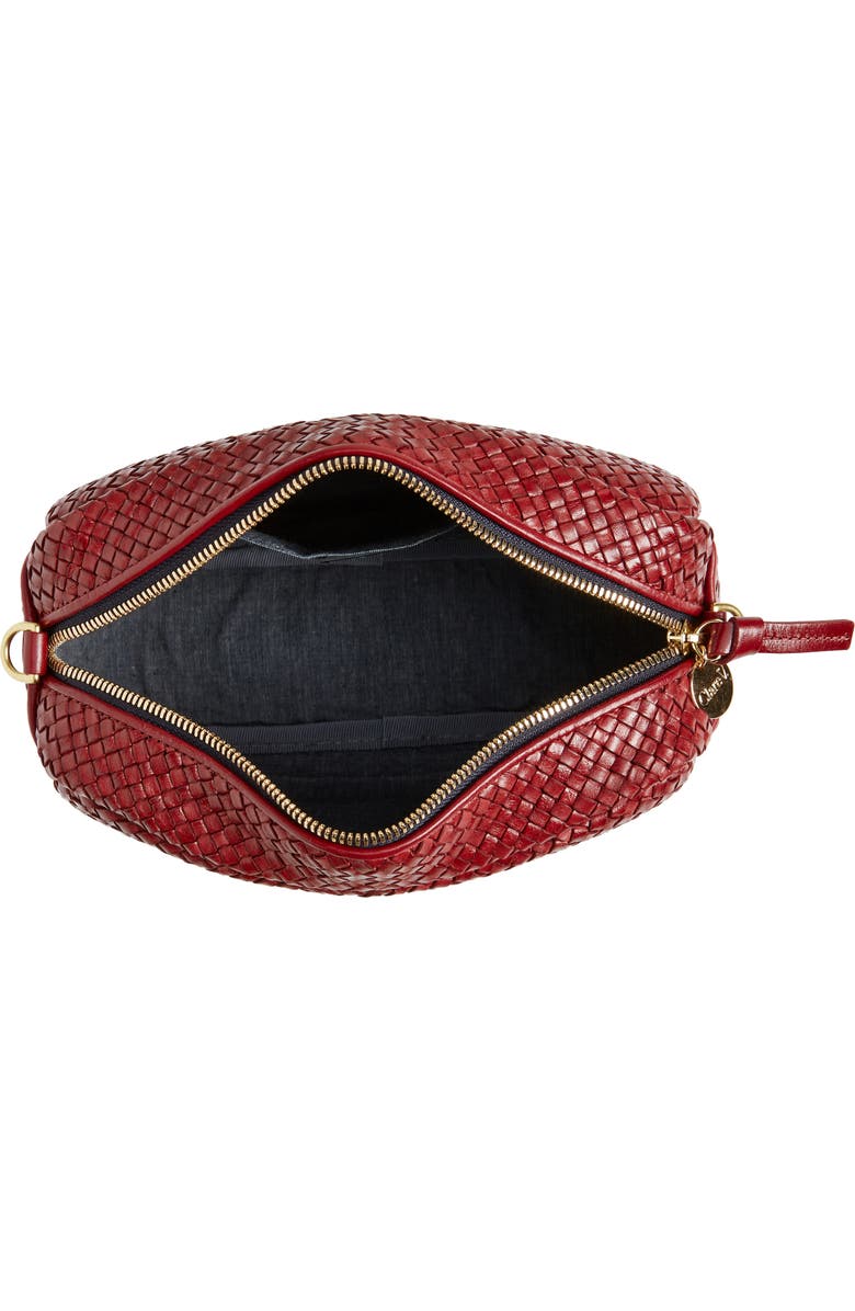 Clare V. Marisol Woven Leather Crossbody Bag, Alternate, color,