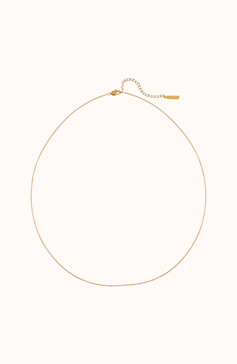 Joiana Jewelry Tailored Chain Necklace, Main, color, Gold