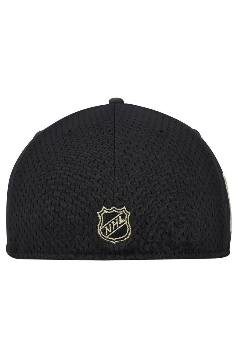 Men's New Era Black/Gray Vegas Golden Knights Mesh Crown Two-Tone 59FIFTY Fitted Hat, Alternate, color, Black