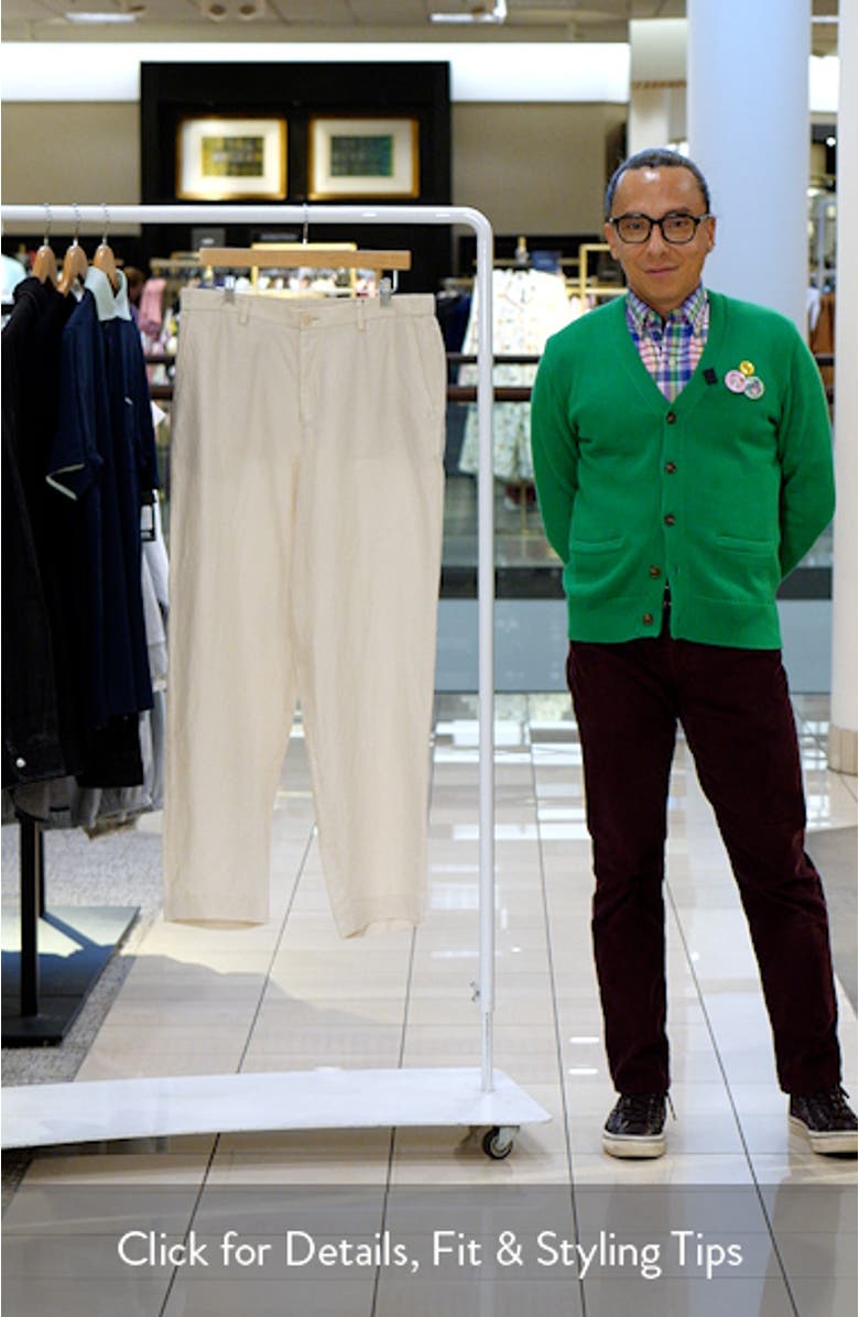 Lyocell & Linen Suit Pants, sales video thumbnail