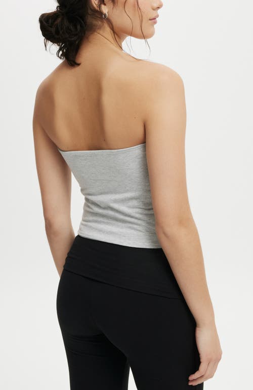 Cotton On All Day Tube Top In Grey Marle