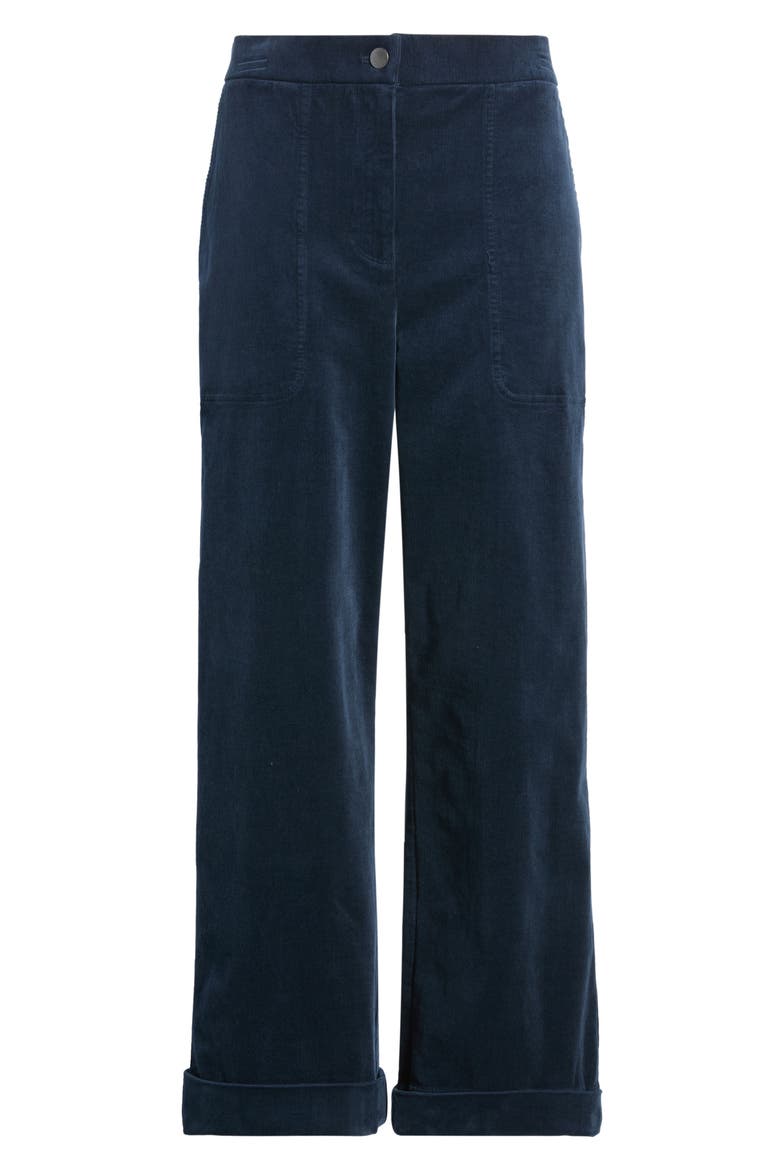 Straight Leg Ankle Pants, Alternate, color, MARITIME
