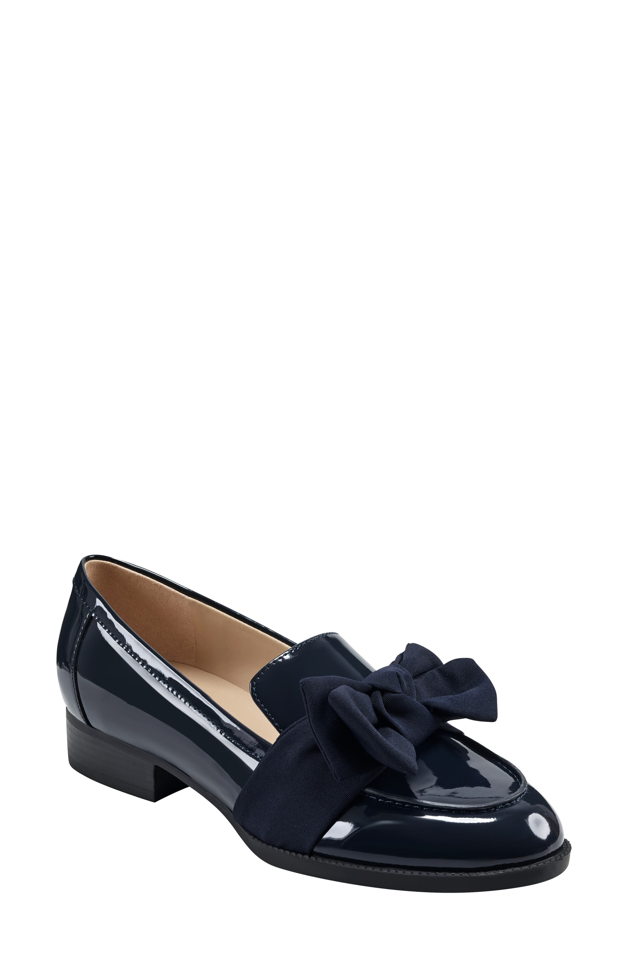 Bow Loafer, Main, color, DARK BLUEDNU