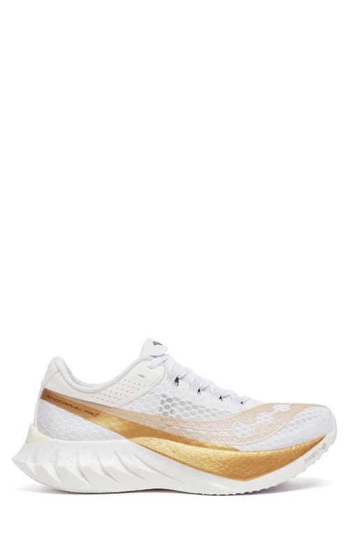 Saucony Endorphin Pro 4 Racing Shoe In White