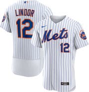 Nike Men's Nike Francisco Lindor White New York Mets Home Authentic Player Jersey