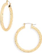 Panacea Twisted Hoop Earrings