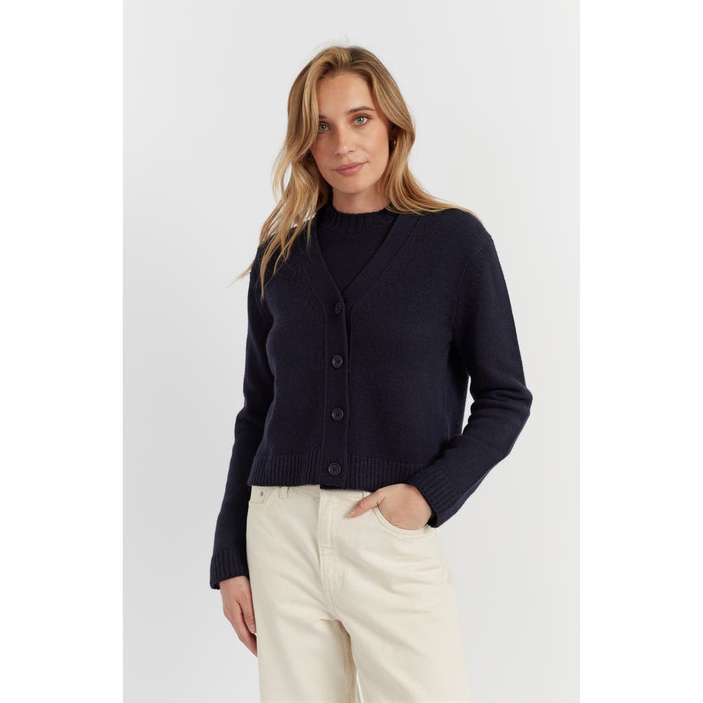 Chinti & Parker Pure Cashmere Cardigan In Blue