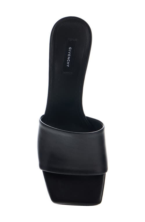 Givenchy Logo Heel Sandal In Black