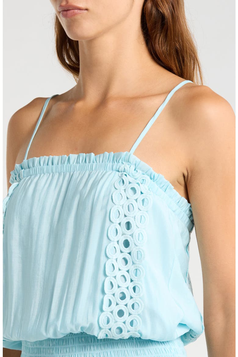 Smocked Cover-Up Dress, Alternate, color, BLUE BRIGHT