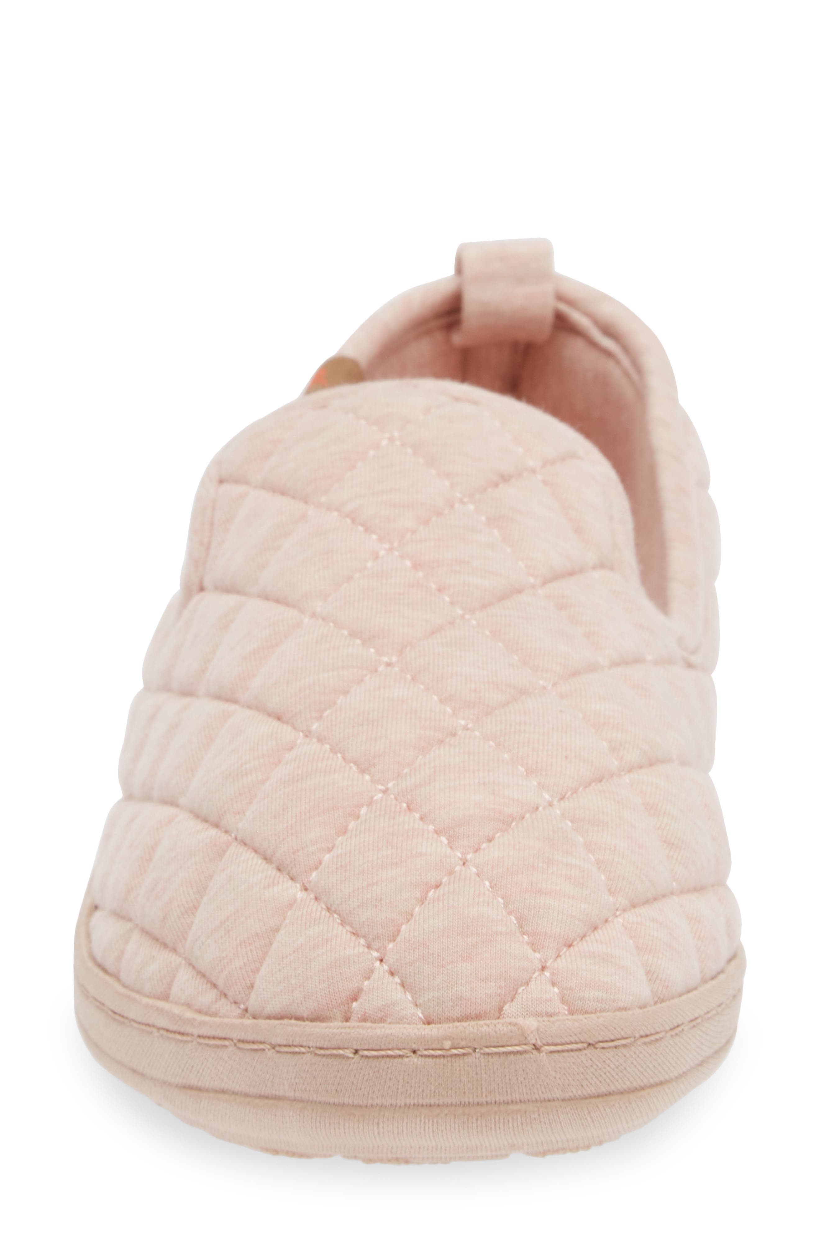 Acorn Lupine Quilted Slipper, Alternate, color, Beige