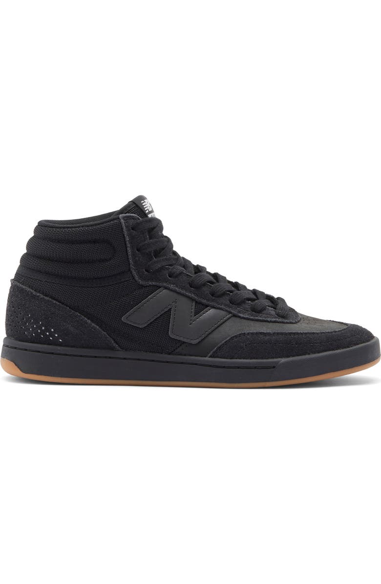 New Balance Numeric 440 High V2 Sneaker, Alternate, color, Black/ Gum