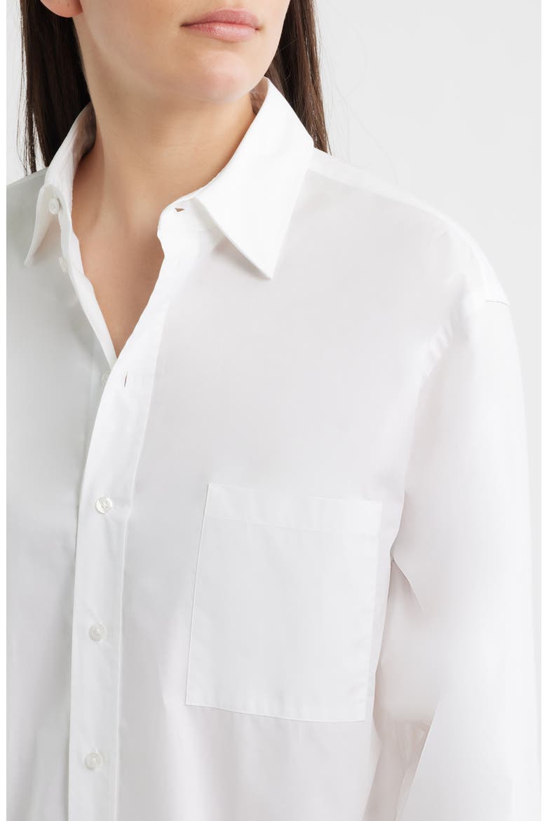 Saturday Button-Up Shirt, Alternate, color, BRIGHT WHITE