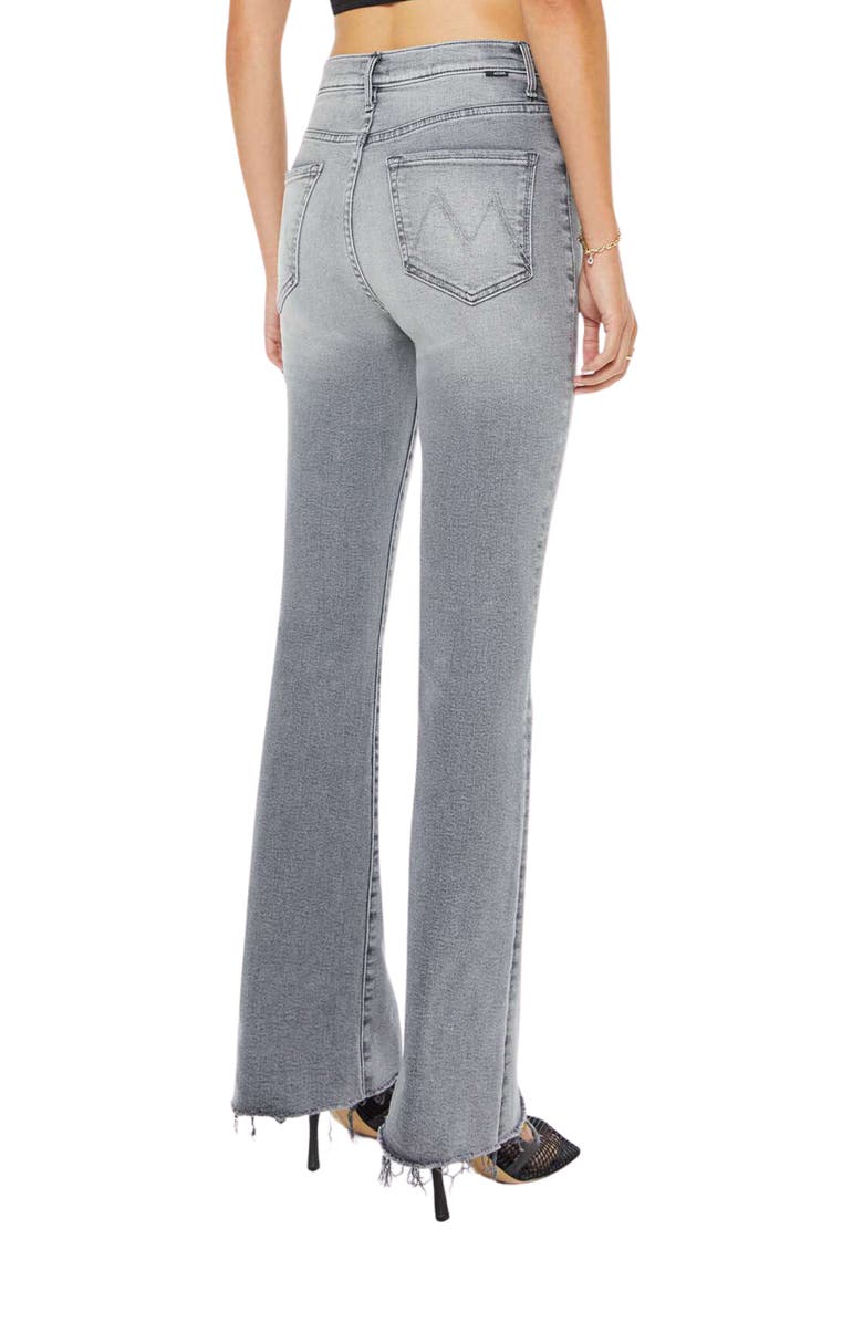 MOTHER High Waist Fray Hem Bootcut Jeans, Alternate, color, Catch Me Outside