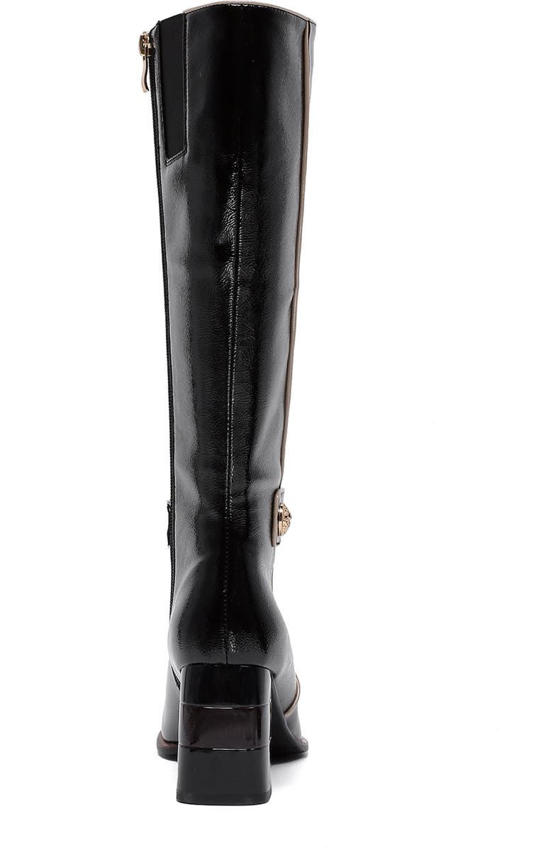 NINETY UNION Randi Knee High Boot, Alternate, color, Black Patent