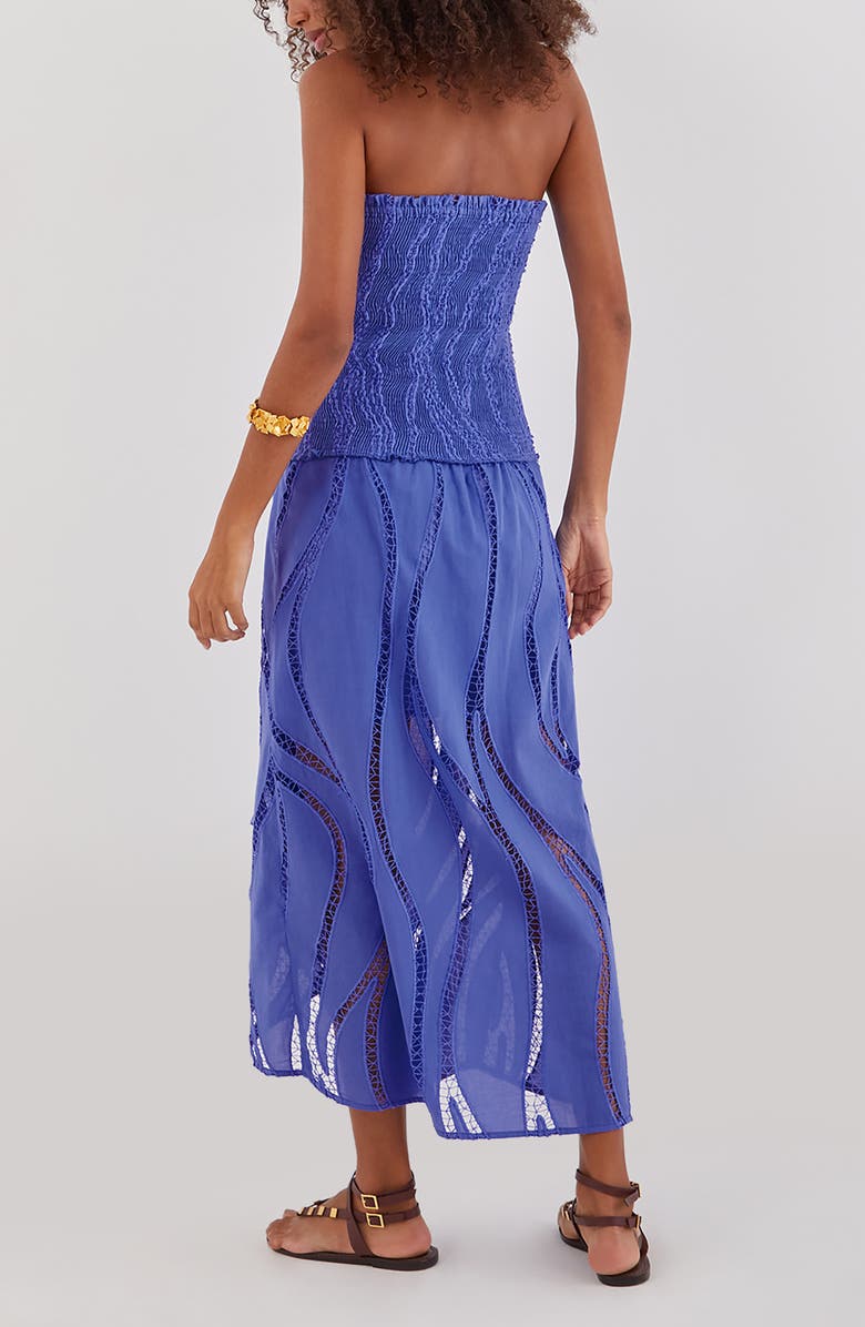 ViX Paula Hermanny Belina Strapless Cover-Up Dress, Alternate, color, 