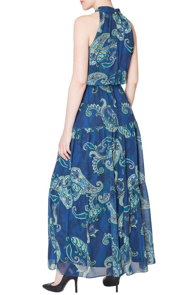 Julia Jordan Print Tiered Maxi Dress, Alternate, color,