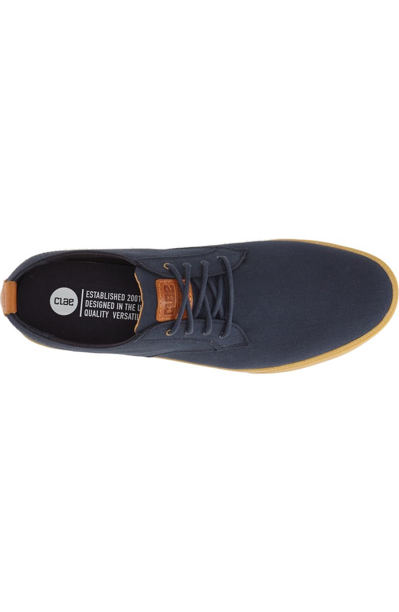CLAE Ellington Sneaker, Alternate, color, Deep Navy Canvas