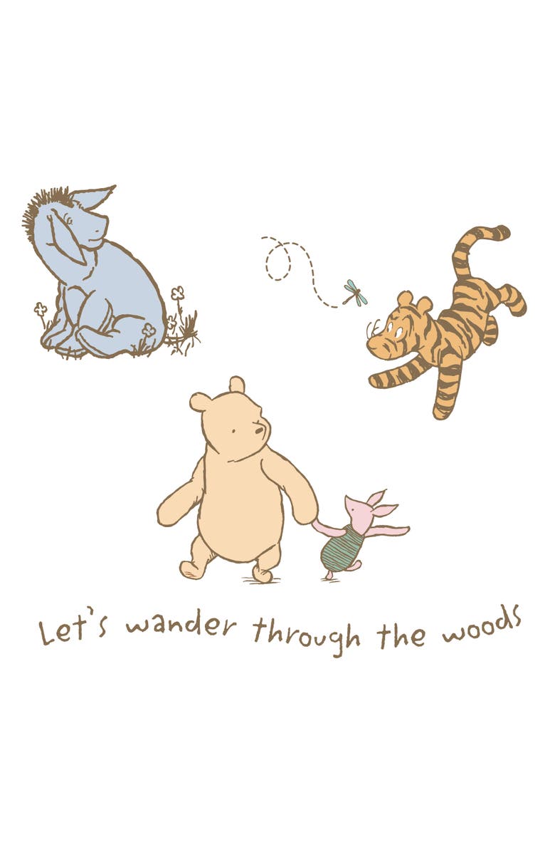 Lambs & Ivy Disney Baby Storytime Pooh Wall Decals / Stickers Winnie the Pooh/Piglet/Tigger/Eeyore, Main, color, Multicolor