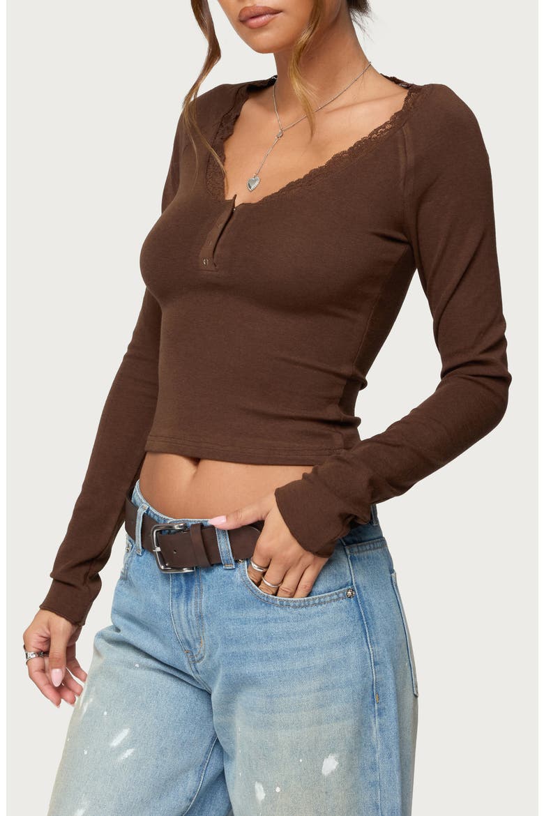 Shanah Lacy Henley, Alternate, color, BROWN