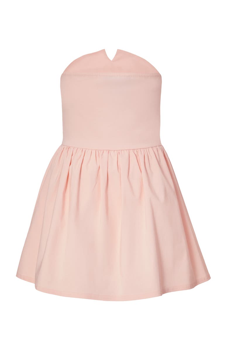 QUIZ Bengaline Bardot Mini Dress, Alternate, color, Baby Pink