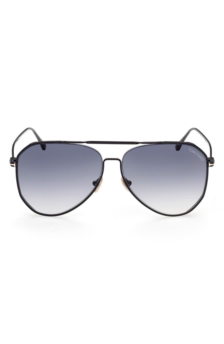 TOM FORD Charles-02 60mm Aviator Sunglasses, Main, color, 
